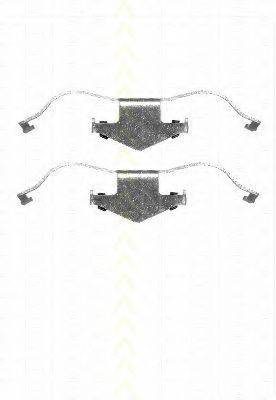 Комплектуючі, колодки дискового гальма TRISCAN 8105 241606