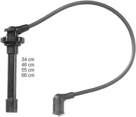 BERU ZEF889 Комплект дротів запалення