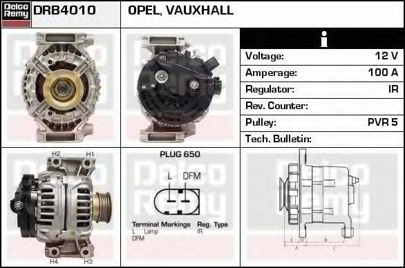 Генератор DELCO REMY DRB4010