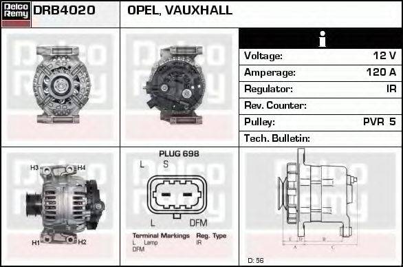 Генератор DELCO REMY DRB4020