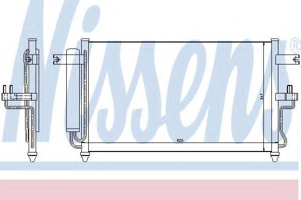 Конденсатор, кондиціонер NISSENS 94453