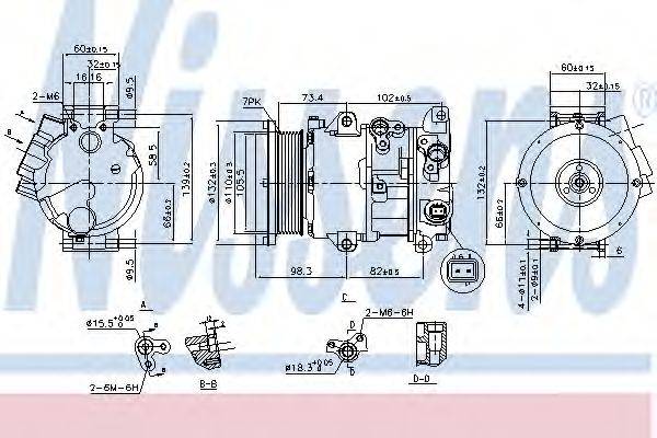 Компресор, кондиціонер NISSENS 890144