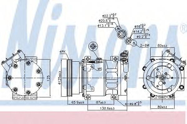 Компресор, кондиціонер NISSENS 89164