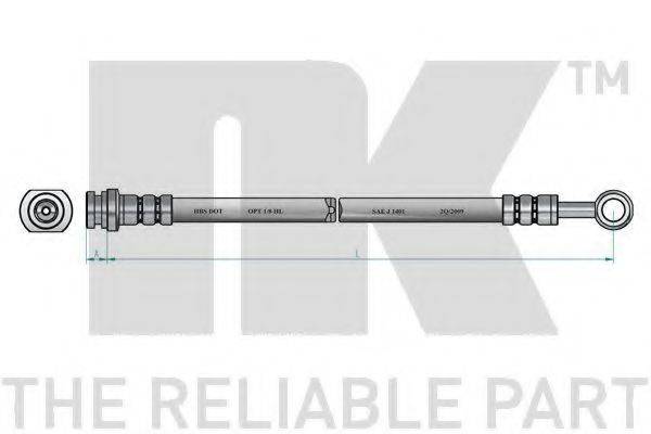 Гальмівний шланг NK 853464
