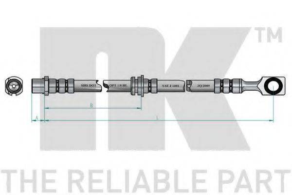 NK 853672 Гальмівний шланг