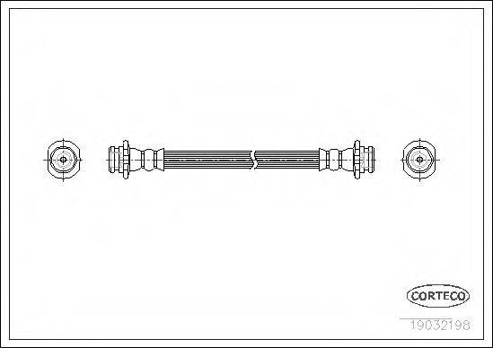 CORTECO 19032198 Гальмівний шланг