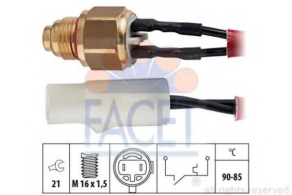 FACET 75110 Термові вимикач, вентилятор радіатора