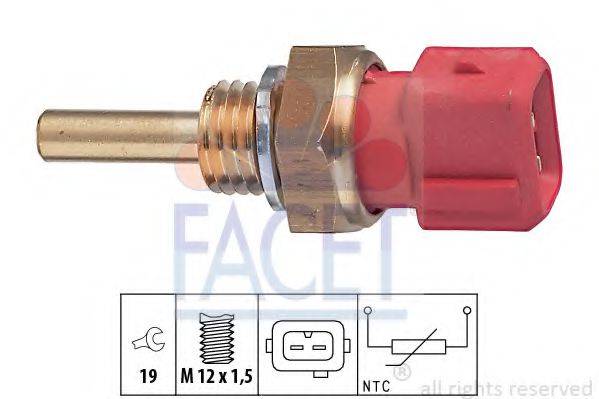 FACET 73155 Датчик, температура охолоджуючої рідини