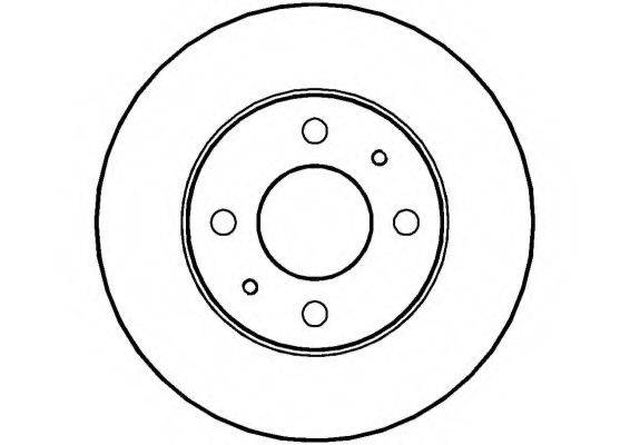 NATIONAL NBD141 Гальмівний диск