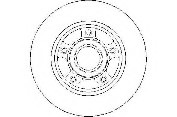 NATIONAL NBD1777 Гальмівний диск
