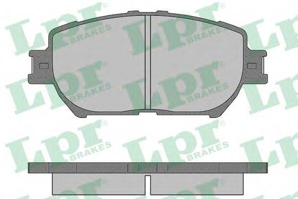 Комплект гальмівних колодок, дискове гальмо LPR 05P1361