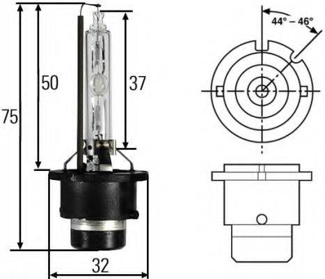 Лампа розжарювання, основна фара; Лампа розжарювання, основна фара HELLA 8GS 007 949-251