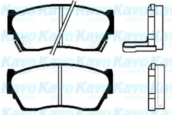 KAVO PARTS BP6529 Комплект гальмівних колодок, дискове гальмо