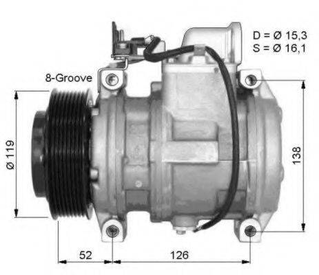 NRF 32372G Компресор, кондиціонер