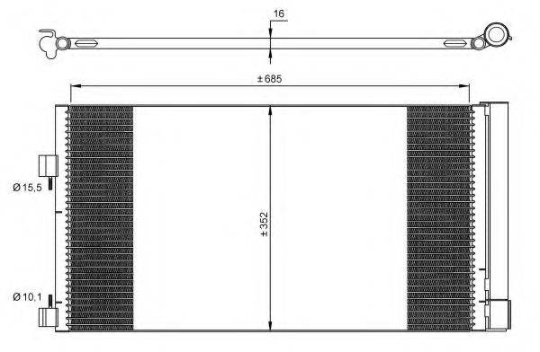 Конденсатор, кондиціонер NRF 35890