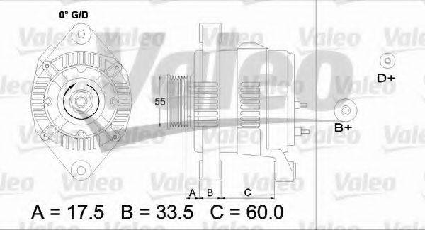 Генератор VALEO 436684