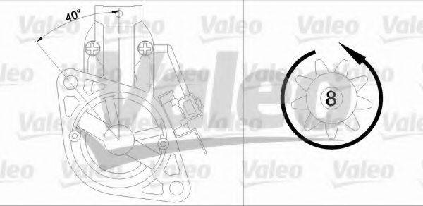 VALEO 458173 Стартер