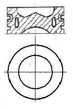 Поршень NURAL 87-432200-00