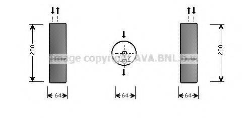 AVA QUALITY COOLING MSD053 Осушувач, кондиціонер