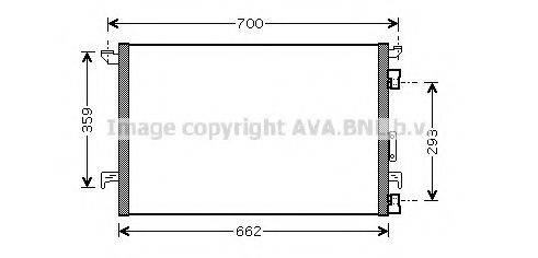 Конденсатор, кондиціонер AVA QUALITY COOLING OLA5333