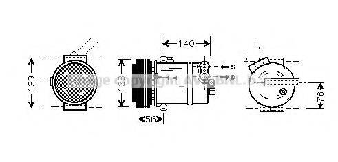 Компресор, кондиціонер AVA QUALITY COOLING OLK463