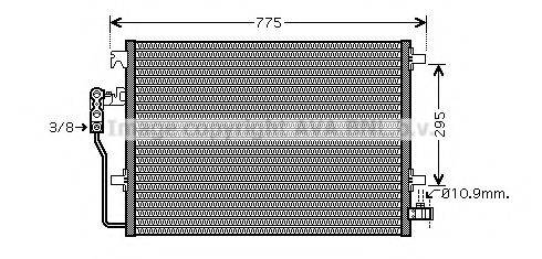 AVA QUALITY COOLING VW5277D Конденсатор, кондиціонер