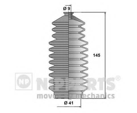 NIPPARTS J2841009 Комплект пильника, рульове управління