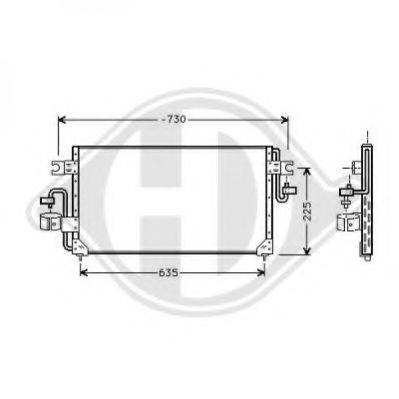 DIEDERICHS 8601301 Конденсатор, кондиціонер