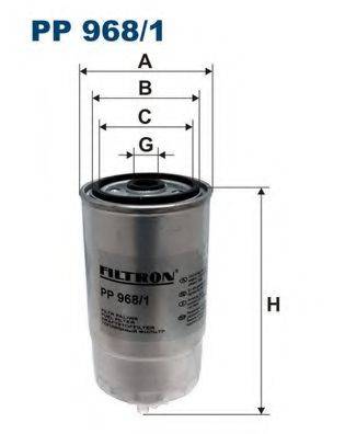 Паливний фільтр FILTRON PP968/1