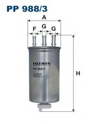 Паливний фільтр FILTRON PP988/3