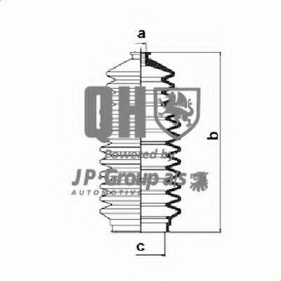 JP GROUP 4044700419 Комплект пильника, рульове управління