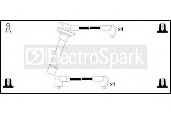 STANDARD OEK180 Комплект дротів запалення