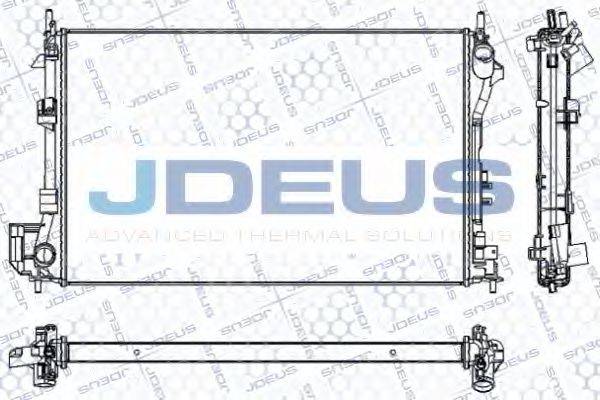 JDEUS RA0200860 Радіатор, охолодження двигуна