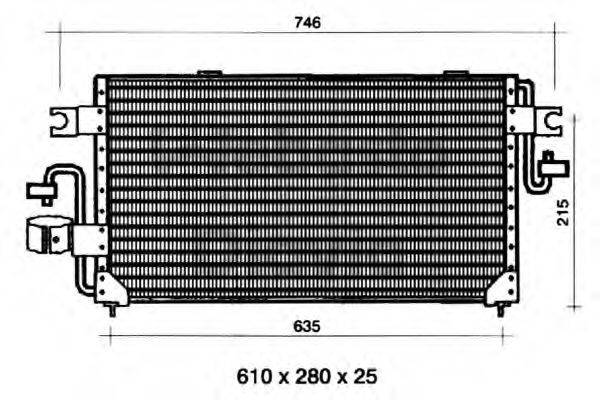 WEBASTO 82D0225340A Конденсатор, кондиціонер