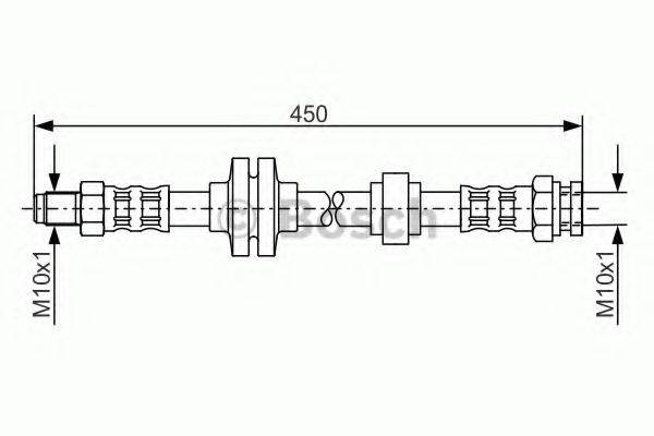Гальмівний шланг BOSCH 1 987 476 880