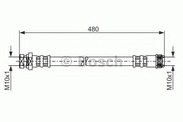 Гальмівний шланг BOSCH 1 987 481 074
