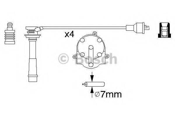 Комплект дротів запалення BOSCH 0 986 356 953