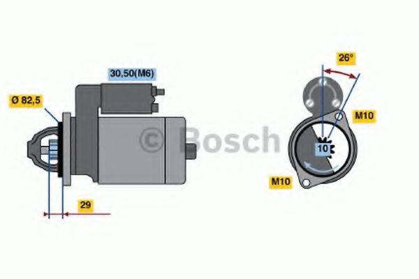 BOSCH 0001223005 Стартер