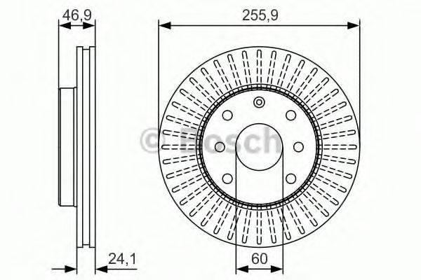 Гальмівний диск BOSCH 0 986 479 R70