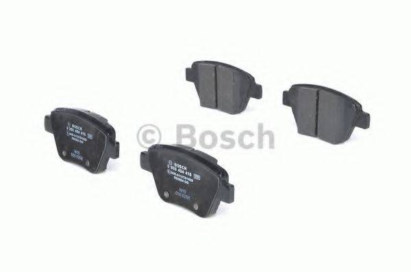 Комплект гальмівних колодок, дискове гальмо BOSCH 0 986 494 416