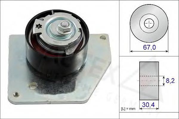 AUTEX 654797 Натяжний ролик, ремінь ГРМ