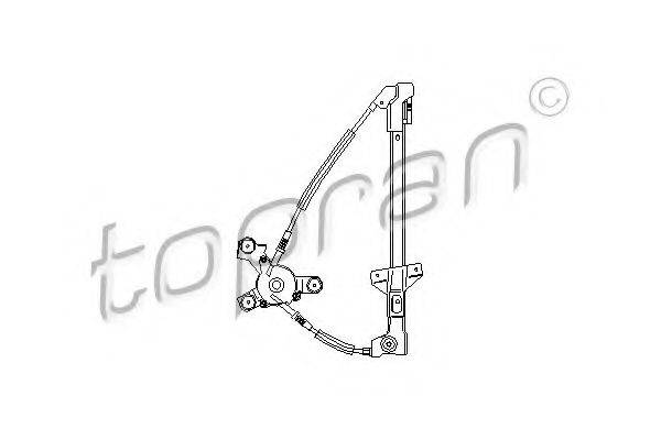 Підйомний пристрій для вікон TOPRAN 110 450