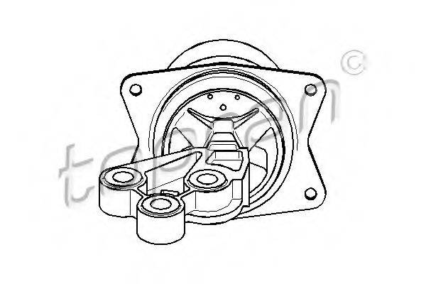 Підвіска, двигун TOPRAN 206 576
