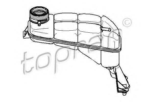 Компенсаційний бак, що охолоджує рідину TOPRAN 400 892