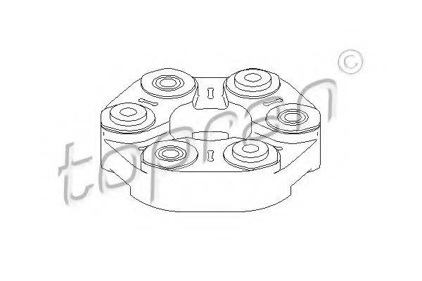 Шарнір, поздовжній вал TOPRAN 501 591