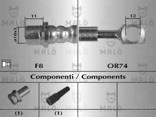 Гальмівний шланг MALO 80340