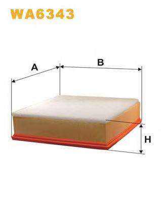 Повітряний фільтр WIX FILTERS WA6343