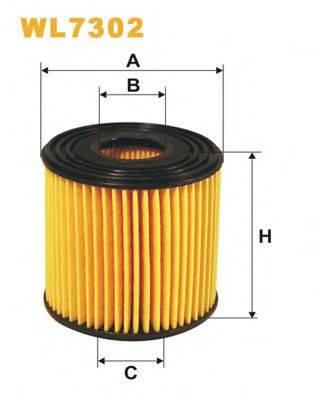 Масляний фільтр WIX FILTERS WL7302