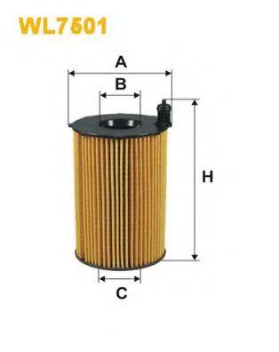 Масляний фільтр WIX FILTERS WL7501