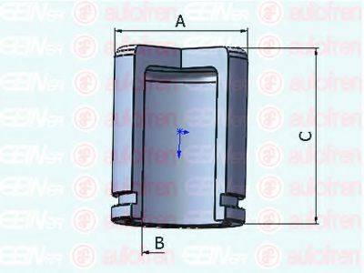 Поршень, корпус скоби гальма AUTOFREN SEINSA D025279